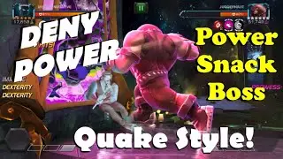 Mr Negative - Quake Style & Complete Power Denial | Marvel Contest of Champions