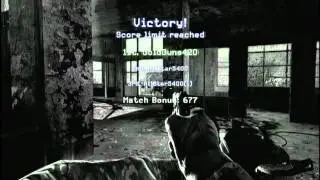 All Or Nothing Epic Winning KillCam (Call Of Duty MW3)