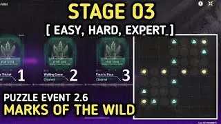 STAGE 03 Marks of The Wild Event, Easy Hard Expert Mode | Puzzle Event Wuthering Waves 2.6 Day 3
