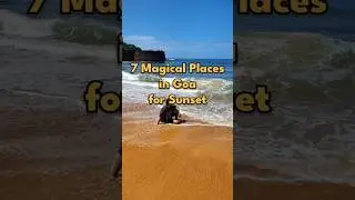 7 Magical Places in Goa for Sunset | Best Sunset Places in Goa | Goa Sunset Point #shorts #goasunset