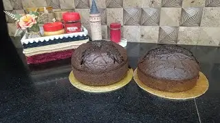 How to make a chocolate Alaska sponge #spong #chocolate #alaska #cake 