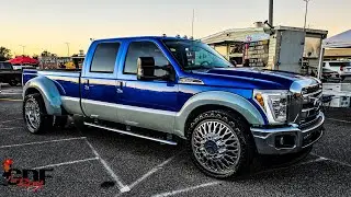 Ford F-350 Super Duty Dually на кованых дисках KG1 диаметром 26 дюймов.