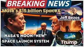 #breakingnews NASA? vs. Trump/Musk: SpaceX vs. Bezos....Space Battle for Moon