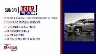 Rebisco Regional Channel Afternoon Program Schedule [25-JAN-2026]
