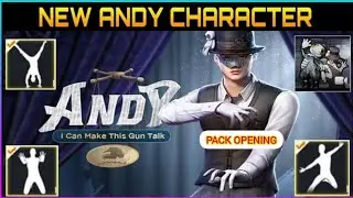 Pack Opening Andy character In BGMI || Quaint Gamer