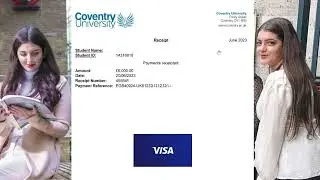 How to Pay Coventry University Fees | Recepit, Secure Proof to transfer in UK |