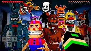 NOVOS ANIMATRONICS ADICIONADOS NO MINECRAFT!!  FIVE NIGHTS AT FREDDY`S 4 ADDON