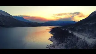 Drone Winter Mountain 4k | Air Cinematic Video of Winter Mountains