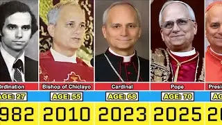 Pope Leo XIV Transformation From 7 to 70 Year Old