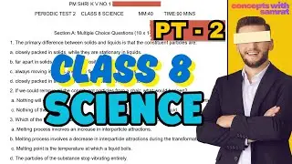 Class 8 SCIENCE PT-2 PAPER | 2026 |