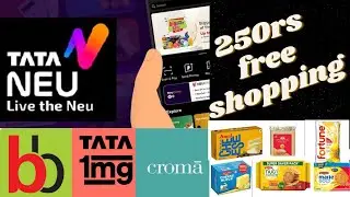 [2023] Tata Neu shopping Trick | Shopping worth 250rs|Tata Neu Se Free Me Shopping Kaise Kare [2022]