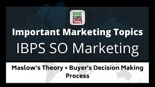 IBPS SO Marketing - Important Topics Series (Part 2)