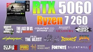 Lenovo Legion 5: RTX 5060 + Ryzen 7 260 &mdash; протестировано 15 новых игр.