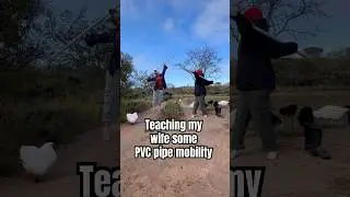 #teaching my #wife #mobility #start #easy #build #real #strength #coaching #online #empowerment #usa
