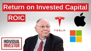 Return On Invested Capital (ROIC) Explained Using Tesla, Apple and Microsoft stocks.
