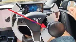 Tesla NEW Steering Wheel Turning Knob for All Make and Models by PimpMyEV