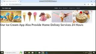 Ice cream App Using HTML Css JavaScript #coding #programming #webdevelopmentservice #webdesign