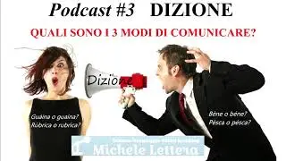 Dizione - Podcast #3 - Quali sono i tre modi di parlare?