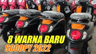 WARNA SCOOPY 2022 || 8 PILIHAN WARNA SCOOPY 2022