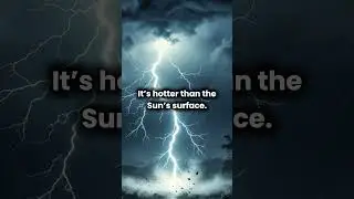 &ldquo;Lightning Is Hotter Than the Sun 😮&rdquo; #facts #funfacts #science #factshorts