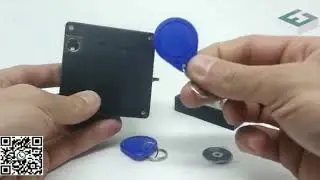 Fechadura RFID invisível para móveis.- Configuração de cartão mestre e cartões de usuário.