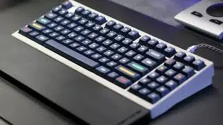 Geonworks F1-8k Snow Typing Sound (Retooled Black Switches, GMK Dots keycap)