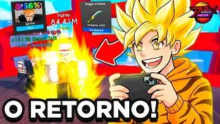 JOGUEI O NOVO ANIME FIGHTING SIMULATOR E TIVE MUITA SORTE NOS CHAMPIONS + CÓDIGOS !!