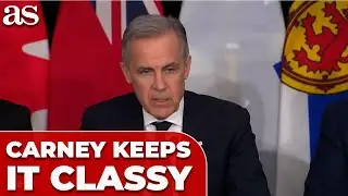 MARK CARNEY delivers CLASSY ANSWER to reporter on U.S. INTERFERENCE