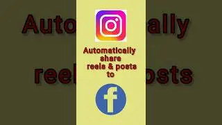 Instagram ki real post Facebook par share kare, automatically share reels post on Facebook #viral