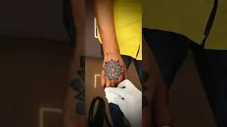 mandala tattoo hand tattoo #mandala #mandalaart
