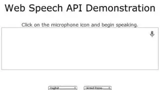 Web Speech API Demonstration
