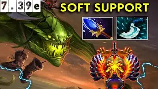 Viper Immortal Soft Support - Dota 2 Patch 7.39e Pro Pub Gameplay