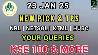 PSX Analysis | HUBC | NRL | NETSOL | PREMA | KTML | WASL | DOL | CSAP | WAFI | CHBL | Trade Game