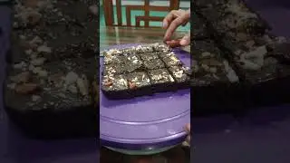 🥰Eggless Wheat Brownie🥰#sattur #cake#homemade#brownieslab#trendingshorts#birthdaycake