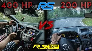 Ford Focus RS VS. Renault Clio RS CUP onboard drive | 4K