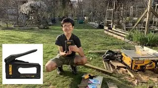 The Best Squeeze Tacker | DeWalt Carbon Fiber Lightweight Compact Staple Gun | Tool Review By Aiman