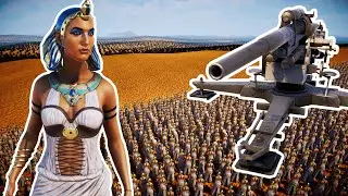 1 MILLION CLEOPATRA vs 300,000 STATIONARY ARTILLERY | UEBS 2