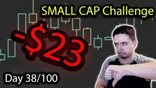 SMALL CAP Trading Challenge | -$23.20 | Day 38/100