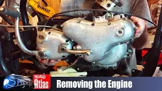 Norton Atlas Project - Shep - Part 15 - Removing the engine from the frame
