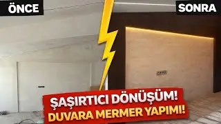 Mermer G&ouml;r&uuml;n&uuml;ml&uuml; Traverten Plaka | Doğal Taşta Yeni Trend