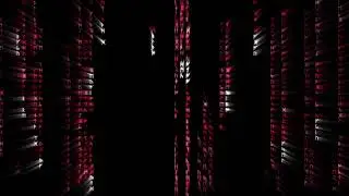 MATRIX CODE | Mythological Red Runic Matrix With Rain And Birds Sound  | ASMR | #18