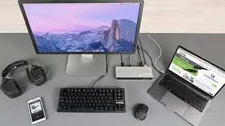 Thunderbolt 3 Dock Featuring 4K Support for Macs & PCs