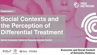 Monika Oczkowska | Social Contexts and the Perception of Differential Treatment
