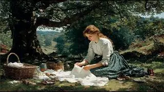 Visual Poems | Rural Life in Oil Paintings [ AI Music Video ]