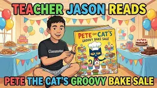 Pete the Cat's Groovy Bake Sale | Read Aloud with Teacher Jason