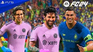 MESSI & MODRIC vs RONALDO | Inter Miami vs Al Nassr | FC24 PS5