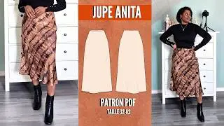Coudre du satin sans stress: Jupe en biais, le projet id&eacute;al pour d&eacute;buter + Patron Pdf Anita 32-62