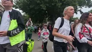 Lionesses (Womens England Football Team) Victory Parade, July 2025