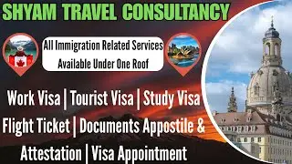 Tourist Visa | Study Visa | Work Visa | Visa Appointment | Documents Appostile,Translation,Flight  