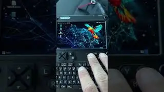 Finally got my #clockworkpi #uconsole #cyberdeck it is amazing so far!!Credit d z az#parrotos #parro